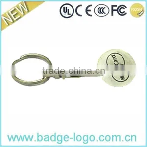 Promotional Shopping Cart Token Keychain thumbnail-1