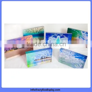Top Grade Quality Solid Acrylic Paper Weight Block thumbnail-1