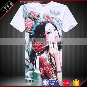 Casual Round Neck 100% Cotton Custom Plain Long Man Tshirt thumbnail-6