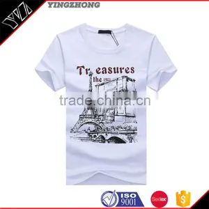 Gold Supplier Design Your Own Cotton T Shirt/Custom T Shirt Printing/T Shirt Wholesale China thumbnail-3