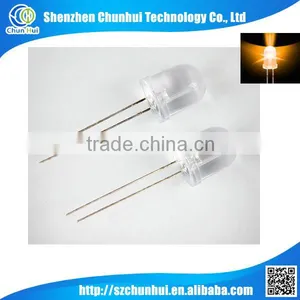Round Head Clear Lens Orange Led 10MM thumbnail-1