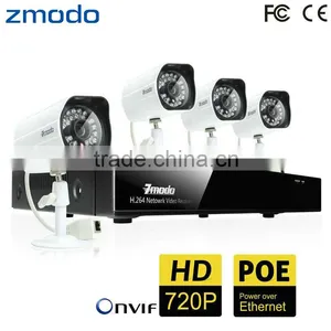 Zmodo Outdoor 720P IP Camera 4CH POE Standalone NVR thumbnail-1