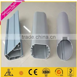 Any Shape Customized 300mm Diameter Aluminium Tube / Aluminum Split Tube thumbnail-3