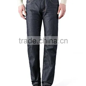 Wholesale 2015 New Color Denim Fabric Slim Straight Leg Fit Jean for Men Cheap Price Jeans thumbnail-3