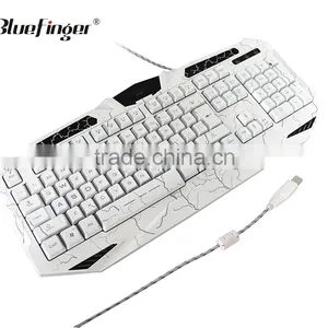 Shenzhen USB Wired Backlit White Keyboard Manufacturer thumbnail-5