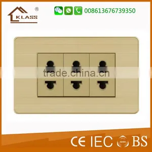Alumiunm Material 2pin Multifunction Sockets, Universal Sockets for Gabon Market thumbnail-3