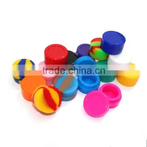 Hot Selling Customized 3ml Small Silicone Jars Dab Wax Container, Round Silicone Container thumbnail-5