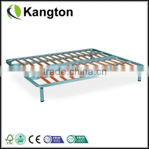 2013---cheap Bed Frame Single Steel Bed Frame With Wood Stand ---Good Quality!!! thumbnail-1