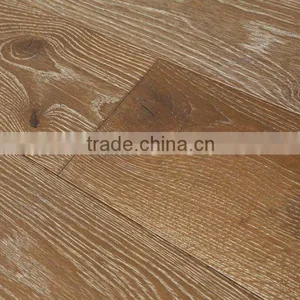 Chene Oak Urban Style Random Width Antique Handscraped ABCD Grade Engineered Wood Flooring thumbnail-4