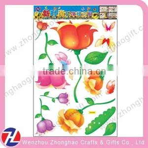 Funny Flower Shape Wallpaper Sticker for Home Decoration thumbnail-3