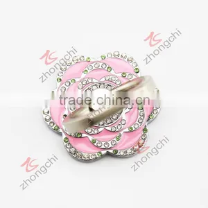 Alloy Ring Phone Holder360 Rotates Reuseable Safety Cellphone Car Ring Holder With Car Hook thumbnail-2