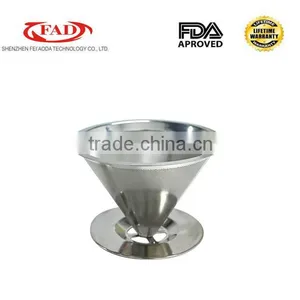 3% Discount 304 Stainless Steel Pour Over Coffer Dripper thumbnail-5