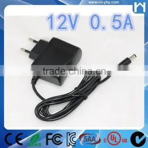 KC Adaptor 12V 0.5A 5.5*2.5mmmm 100-240v 50 60hz DOE VI ac Adapter for Led Strips thumbnail-1