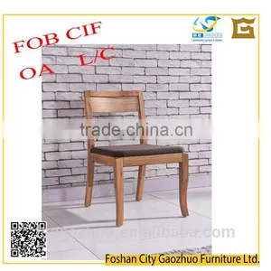 Modern Neat Ash Solid Wood Dinning Chair With Cushion Seat and Fabric Seat DCW9011# thumbnail-1