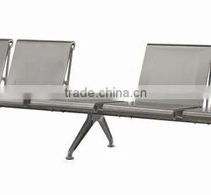 4 Seats Stainless Steel Metal Waiting Room Chairs thumbnail-3