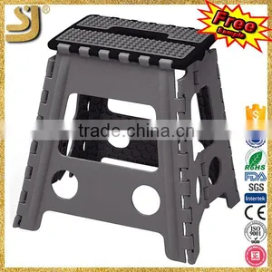 Wooden Folding Step Stool, Plastic Foldable Travel Stool, Modern Plastic Folding Stool thumbnail-6