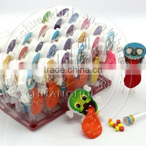 Cartoon Skull Balloon With Whistle Candy Toy thumbnail-2