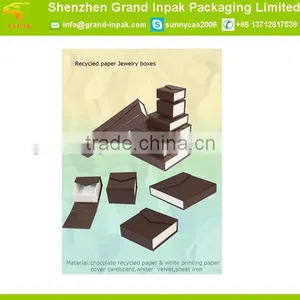 Hot Sale Art Paper Jewelry Packaging Gift Box With Logo/packing Box for Jewelry thumbnail-1