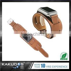 Wholesale Fashinable Genuine Cattle Leather Watch Band High Quality Good Price thumbnail-1