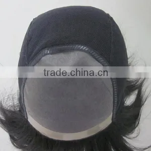 100% Human Remy Hair Full Lace Wigs 8 INCH Black Color thumbnail-1