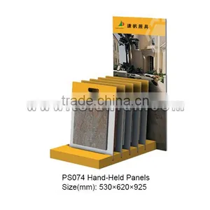 PS074 Showroom Wooden Mdf Tile Display Racks thumbnail-1