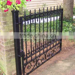 Forged Wrought Iron Driveway Modern Iron Gates Design on Online Shopping thumbnail-1