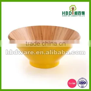 Good Quality Wooden Popcorn Bowls With Color Outside thumbnail-3