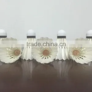 Topest Class Best Hand Feeling Goose Feather Badminton Shuttlecock Quality AS 50 for Tournament Badminton Shuttlecock thumbnail-6