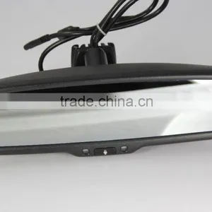4.3" Bluetooth Handsfree Car Kit With Reverse Display Rearview Mirror thumbnail-5