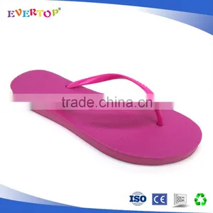 Comfortable and Simple Design Brazil Flip Flop Platform High Heel Slippers for Women Fuxia Color Shoes Women Wege thumbnail-1