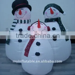Christmas Inflatable Snowman Set thumbnail-1
