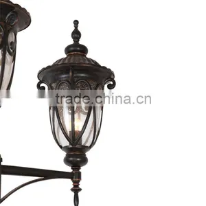 European Style 2 Head Garden Retro Classic Street Light thumbnail-4