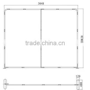 Differential Promotion Backdrop Fabric Frame thumbnail-3