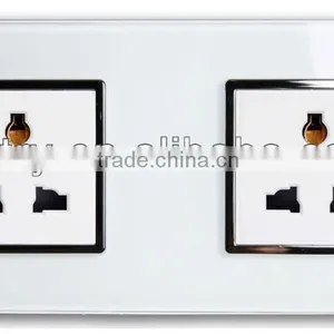 FIVE STAR HOTEL SOCKET,GLASS PANEL MULTIFUNCTION SOCKET thumbnail-1