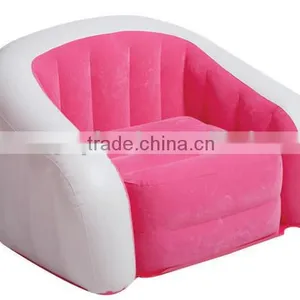 Inflatable Sofa Bed Outdoor or Indoor With Comfortable Armrest and Cup Holder With/without Pump thumbnail-4