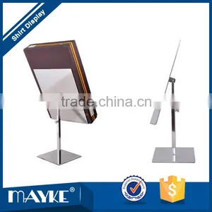 UNIQUE COMMERCIAL FURNITURE--Stainless Steel Shirt Display Rack Clothes Shop Display Stand thumbnail-2