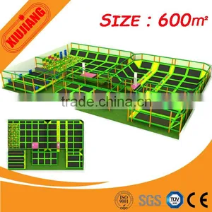 Factory Direct Sale Popular Park Used Commercial Bungee Trampoline for Adults thumbnail-2
