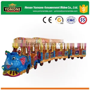 Lastest Product Amusement Park Tourism Elephant Trackless Train for Sale thumbnail-1