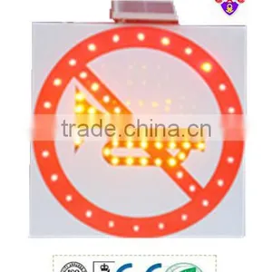 Solar Flashing no Honking Traffic Signs, Solar Powered Traffic Signals thumbnail-2