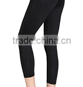 Women's Activewear Yoga Pants High Rise Slim Fit Tights Cropped Capris thumbnail-2