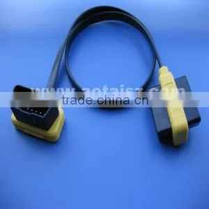 Obd2 Wiring Harness Obd Pass Through Male/female to Male Flat Cable thumbnail-4