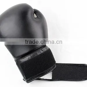 UWIN Cheap Black PU Boxing Gloves thumbnail-3