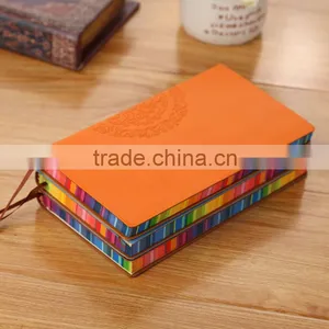 Rainbo Colorful Mini PU Note Book With Elestic Band,mini Pocket Book thumbnail-3