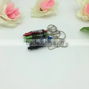 Wholesale Car Keychains Metal Damper Key Chains /Absorber Shape Keychain Keyring Auto Car Part Keychain thumbnail-1