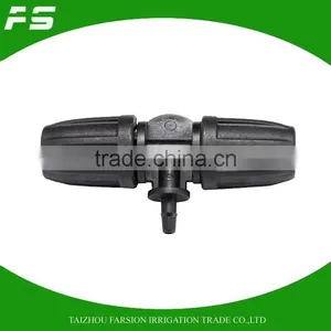 Single Reducer Tee Connector Adapter For DN8/11 Irrigation Tube thumbnail-1