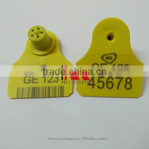Ear Tag for Pig Yellow 43*38 mm thumbnail-1