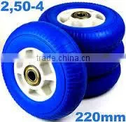 2.50-4 pu Foam Small Rubber Wheels for Hand Trolley thumbnail-1
