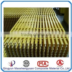 Yellow Color FRP Pultruded Grating /fiberglass Rail Fence thumbnail-1