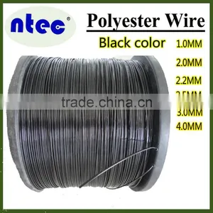 2. 0mm 2.2mm 2.6mm 3.0mm Transparent and Black Color Polyester Wire for Greenhouse thumbnail-1