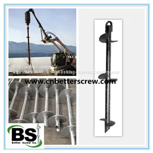 Steel Helical Pile With Helix thumbnail-1